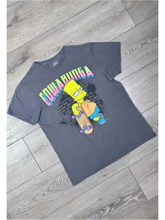 MAD Engine Tops - Mad Engine The Simpsons Bart Simpson Graphic Print Short Sleeve Tee *Read*